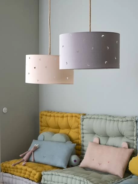 Abat-jour à Suspendre Motifs Perforés Rose Poudré - Vertbaudet – Image 3