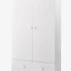 Armoire 2 Portes LIGNE SIRIUS Blanc - Vertbaudet
