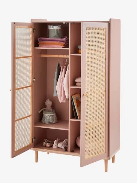 Armoire Cannage LIGNE POÉSIE Rose - Vertbaudet – Image 2