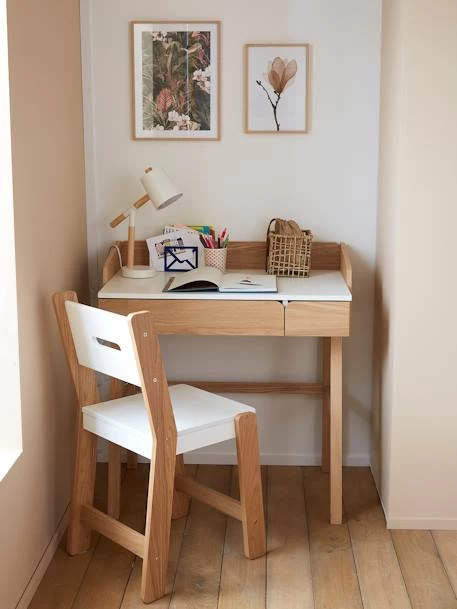 Bureau Enfant Vintage Blanc - Vertbaudet – Image 4