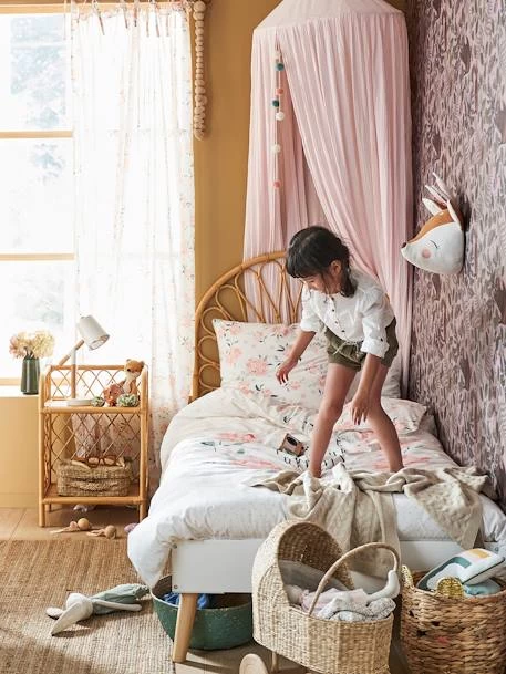 Cadre De Lit LIGNE CONFETTI Blanc/bois - Vertbaudet – Image 3