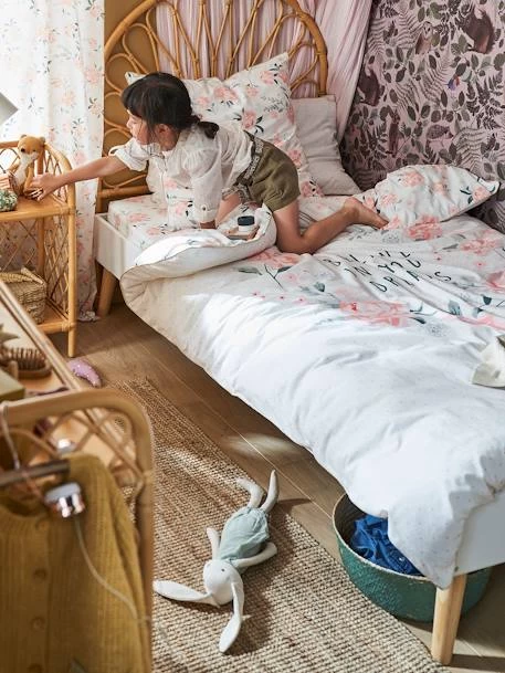 Cadre De Lit LIGNE CONFETTI Blanc/bois - Vertbaudet – Image 4