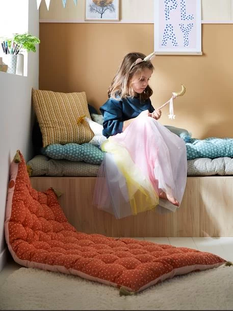 Matelas De Sol à Pompons MINI MAXI POIS Rose - Vertbaudet – Image 4