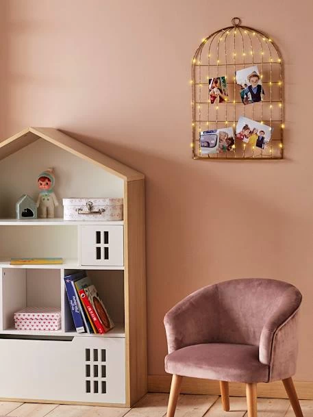 Pêle-mêle Lumineux Cage à Oiseaux Doré - Vertbaudet – Image 4