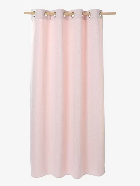 Rideau Occultant Etoiles D'argent Rose Imprimé étoiles - Vertbaudet – Image 2