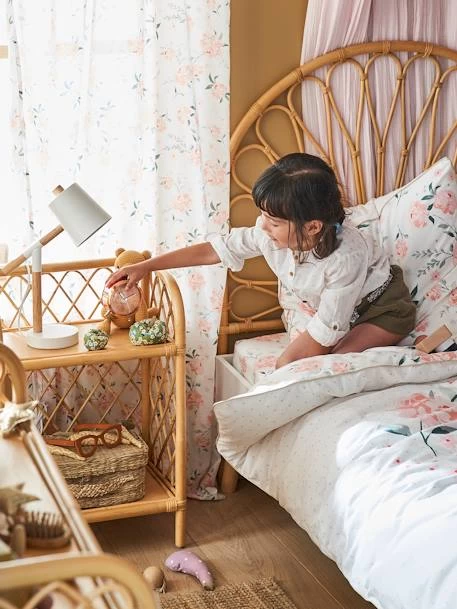 Rideau Voilage EAU DE ROSE écru / Rose - Vertbaudet – Image 2