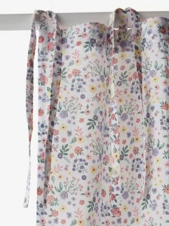 Rideau Voilage PLACE DU LILAS écru / Multicolore - Vertbaudet