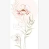 Stickers Géant Coquelicot Poppies LILIPINSO Rose Nude - Lilipinso
