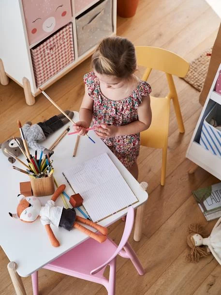 Table De Jeu LIGNE WOODY Blanc - Bois - Vertbaudet – Image 4