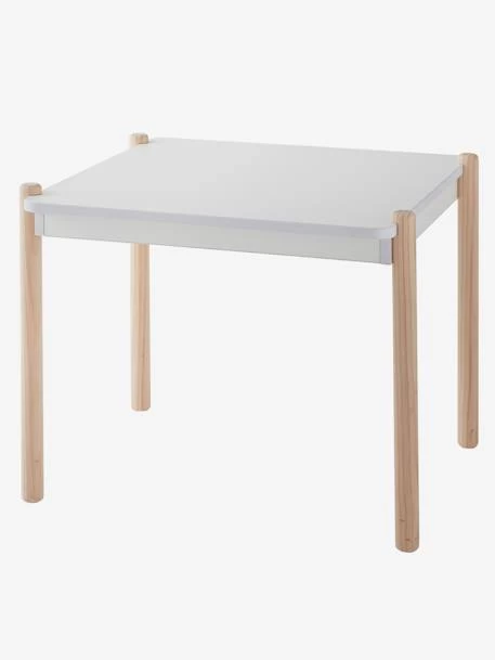 Table De Jeu LIGNE WOODY Blanc - Bois - Vertbaudet