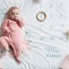 Tapis Photo Bébé EAU DE ROSE écru / Rose - Vertbaudet