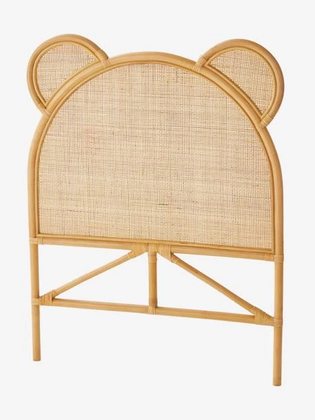 Tête De Lit Enfant Rotin Ours Naturel - Vertbaudet