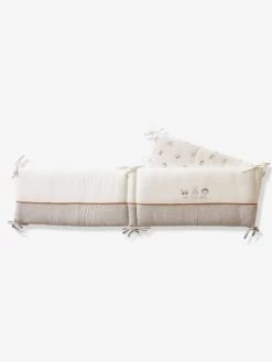 Tour De Lit En Coton Bio* MINI COMPAGNIE écru / Gris - Vertbaudet