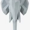Trophée Mural éléphant Lumineux Gris - Vertbaudet